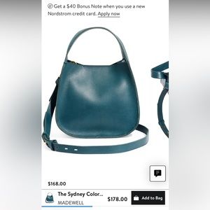 The Sydney Colorblock Leather Purse Madewell